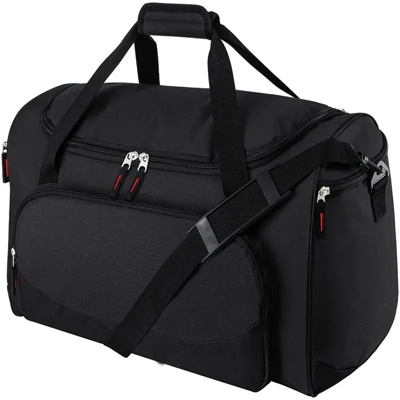 

55L Collapsible Large Gym Sport and Travel Duffle Bag,Black