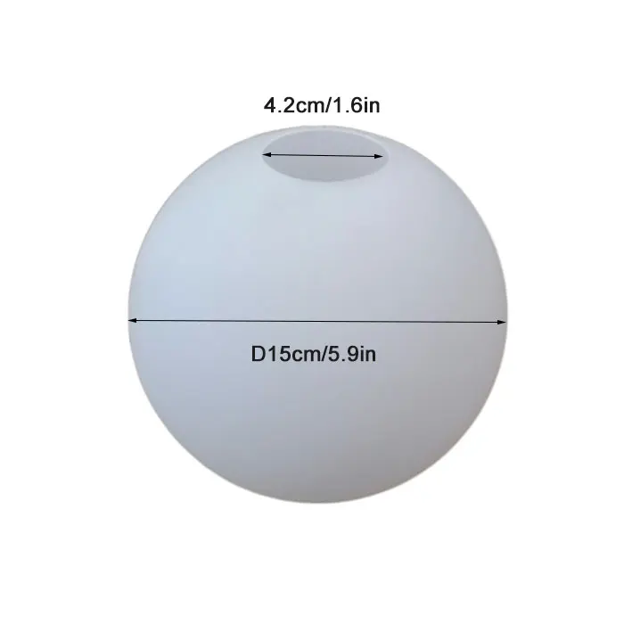 

Стеклянный абажур матовый белый 42 мм