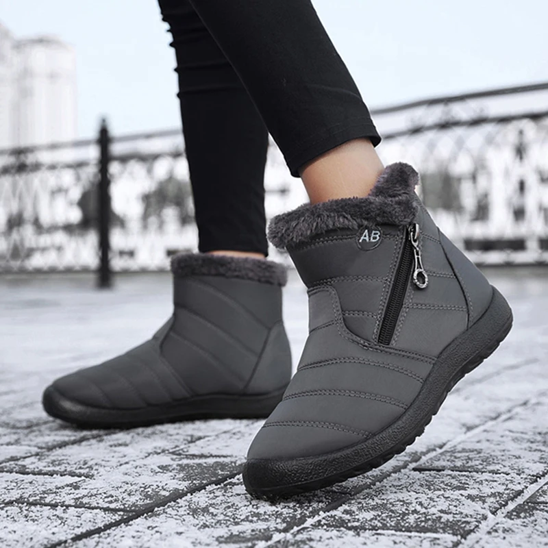 Женские зимние сапоги на платформе размер 35 - 43 цвет черный/коричневый