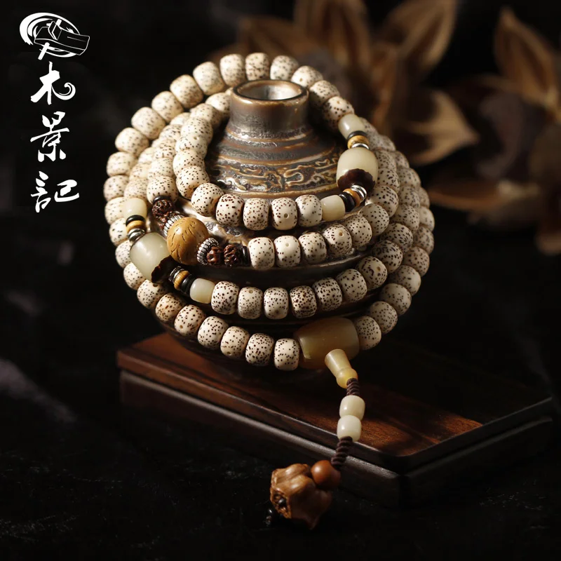 

Suya Original Authentic Hainan Xingyue Bodhi Seeds 108 Bracelet Women's Rosary Bracelet Men Rosary Necklace