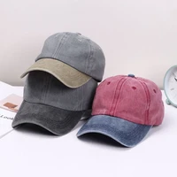 outdoor vintage men women fashion sunscreen hats baseball hats washed denim cap distressed faded caps