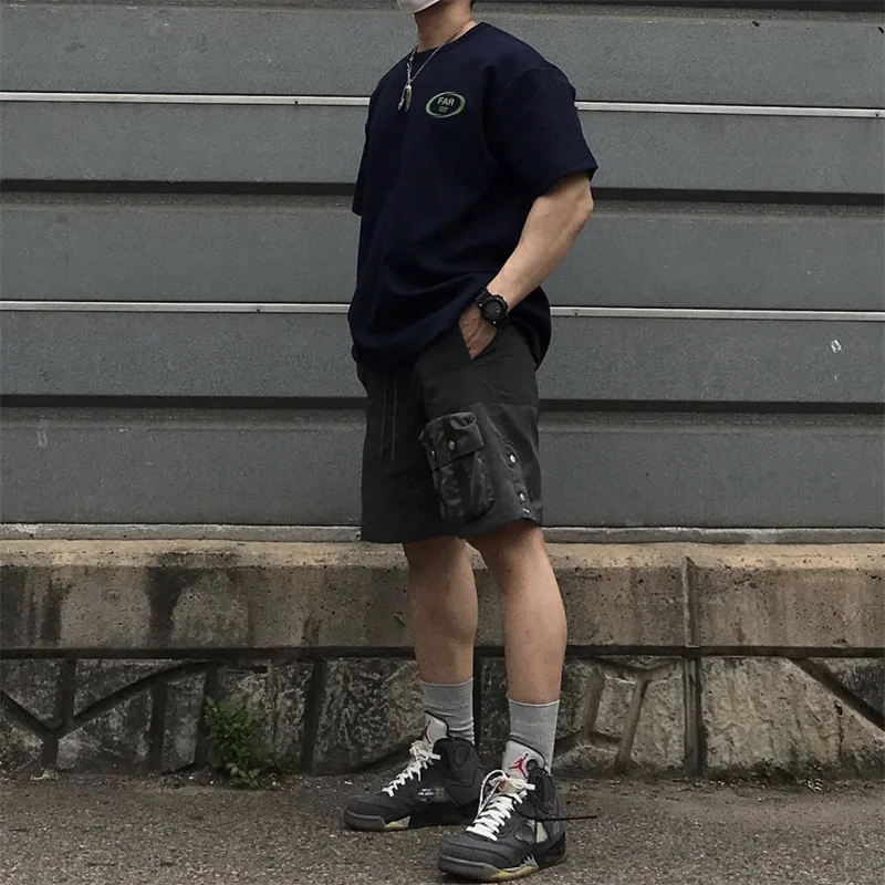 

Свободная футболка с коротким рукавом и принтом в стиле ретро