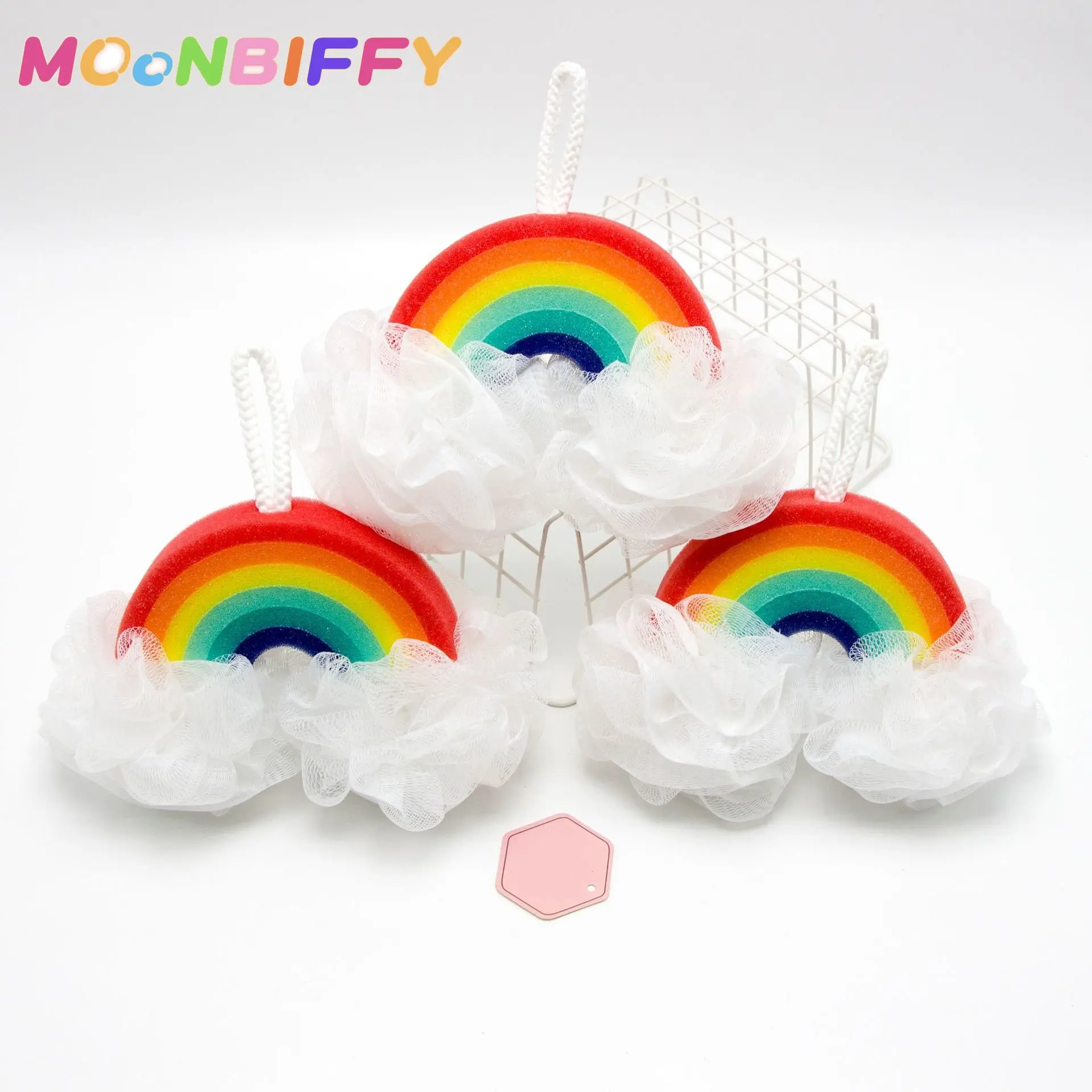 

1 шт., Детская Хлопковая губка для ванной с мультяшным рисунком