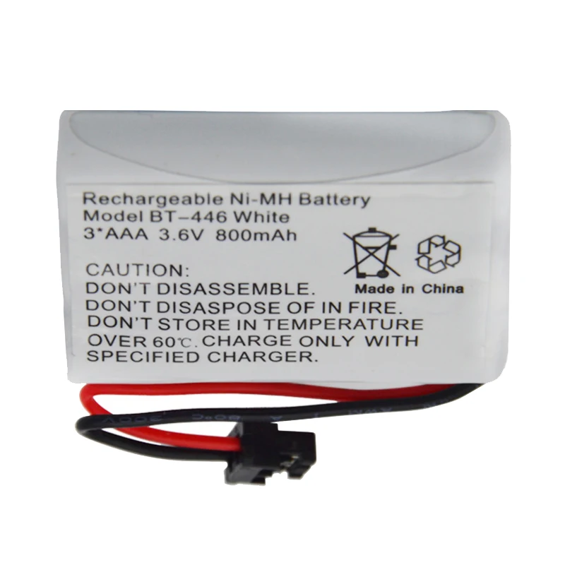 3.6V NI-MH BT446 BT-446 Cordless Phone Battery Rechargeable for Uniden BBTY0503001 BT-1004 BT-1005 GE-TL26402 BT-504 CPH-488B