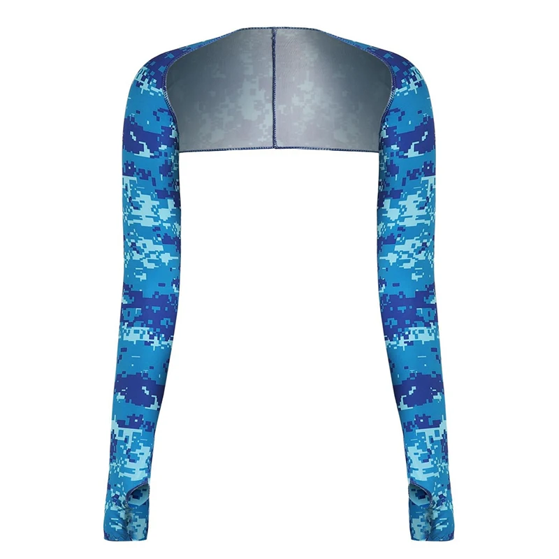 

Cooling Shawl Arm Sleeve Non-Slip And Breathable Ice Silk Arm Warmers Uv-Resistant For Running Cycling Hiking Golf Solid Color