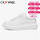 Кроссовки женские из натуральной кожи, на платформе, размер 42