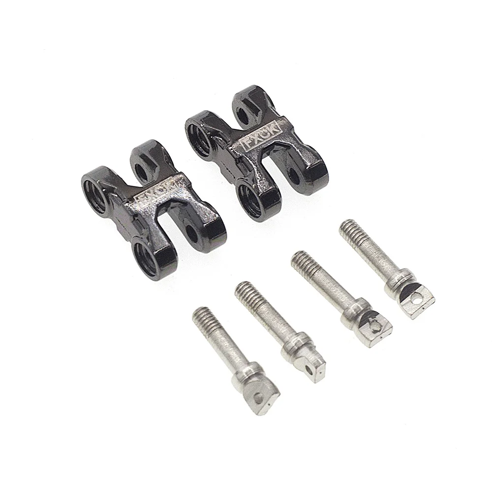 

2Pcs Metal Bumper D-Ring Winch Tow Hook Trailer Hook for 1/10 RC Crawler Car Traxxas TRX-4 Axial SCX10 Redcat GEN8,6
