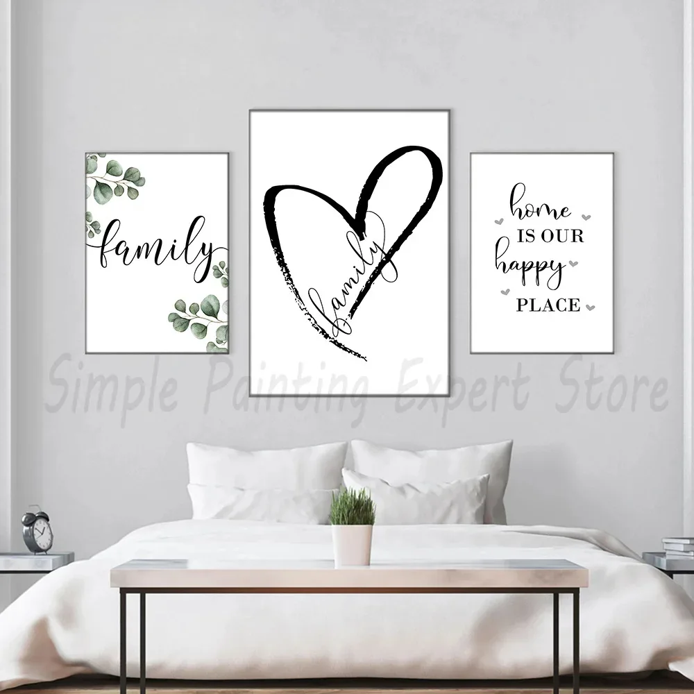 Скандинавский современный черно-белый абстрактный геометрический холст без