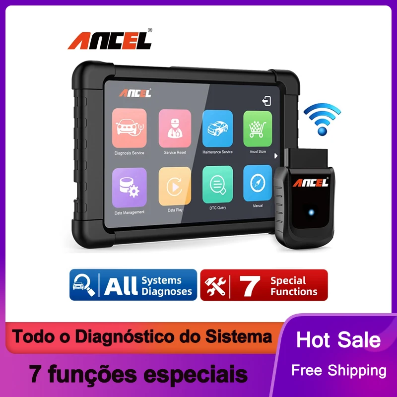 

Ancel X5 OBD2 Scanner Auto Full System Diagnostic Scanner ABS Oil EPB DPF Reset OBD2 Scanner Professional Diagnostic Tools