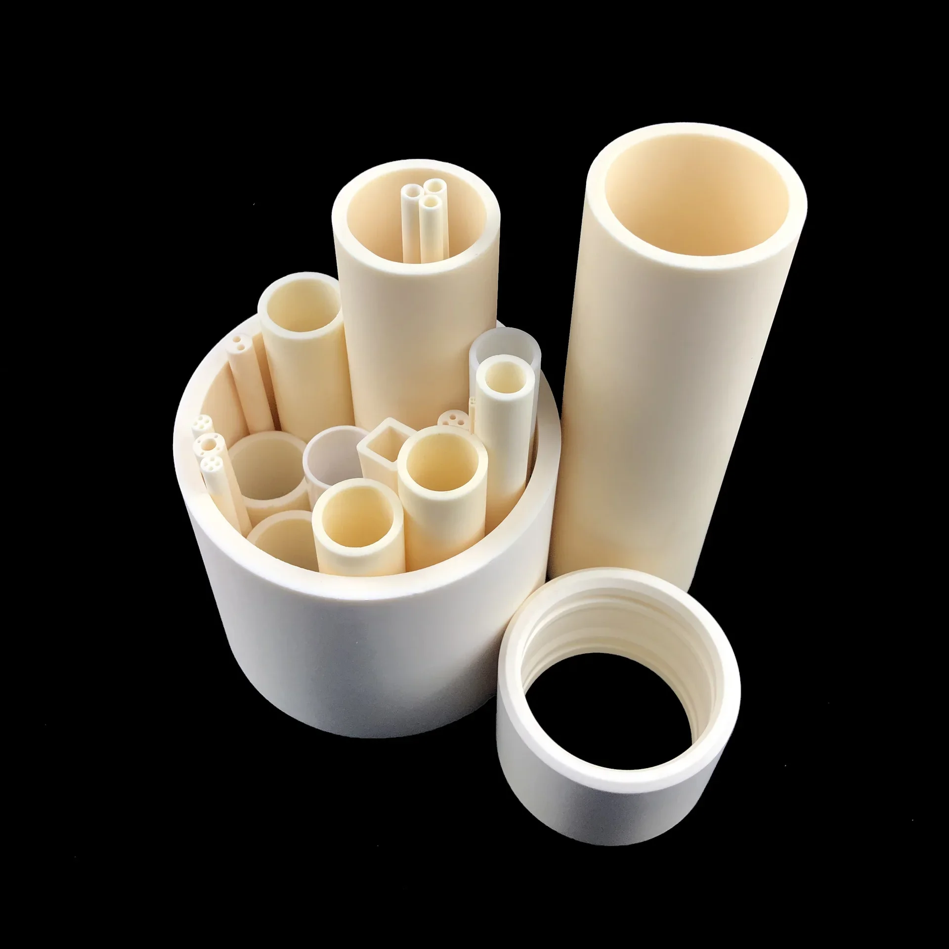 

Customize 99.7%-alumina tube / furnace tube / OD**ID*L=7.95*4.75*230mm / ceramic tube / vacuum furnace tube