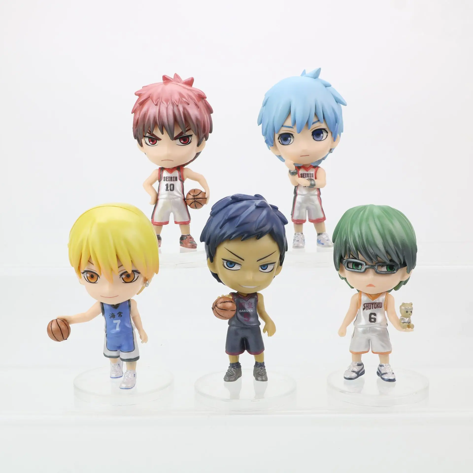 1Pc Random Send Anime Kuroko's Basketball Figure Kuroko Tetsuya Kagami Taiga Kise Ryota Midorima Shintaro Aomine Daiki Kids Toys - купить