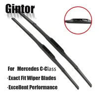gintor auto car windscreen wiper blades for mercedes benz c class w203 w204 w205 c200 c300 c180 model year from 2000 to 2017