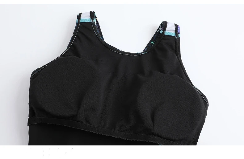 Женский слитный Профессиональный Водонепроницаемый купальник пуш-ап для