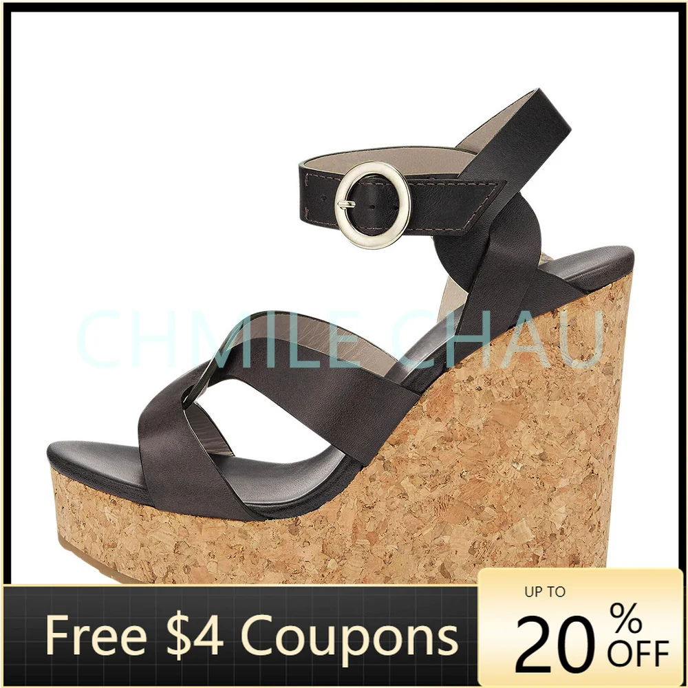 

Gladiator Rome Sandals Woman Summer 2023 New Wedge High Heels Women Pumps Brand Designer Shoes Sexy Wedding Party Shoe 25-CHC-31