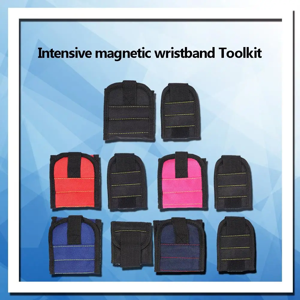 1/2 шт./компл. магнитный браслет сумка для инструментов электрика наручный ремень