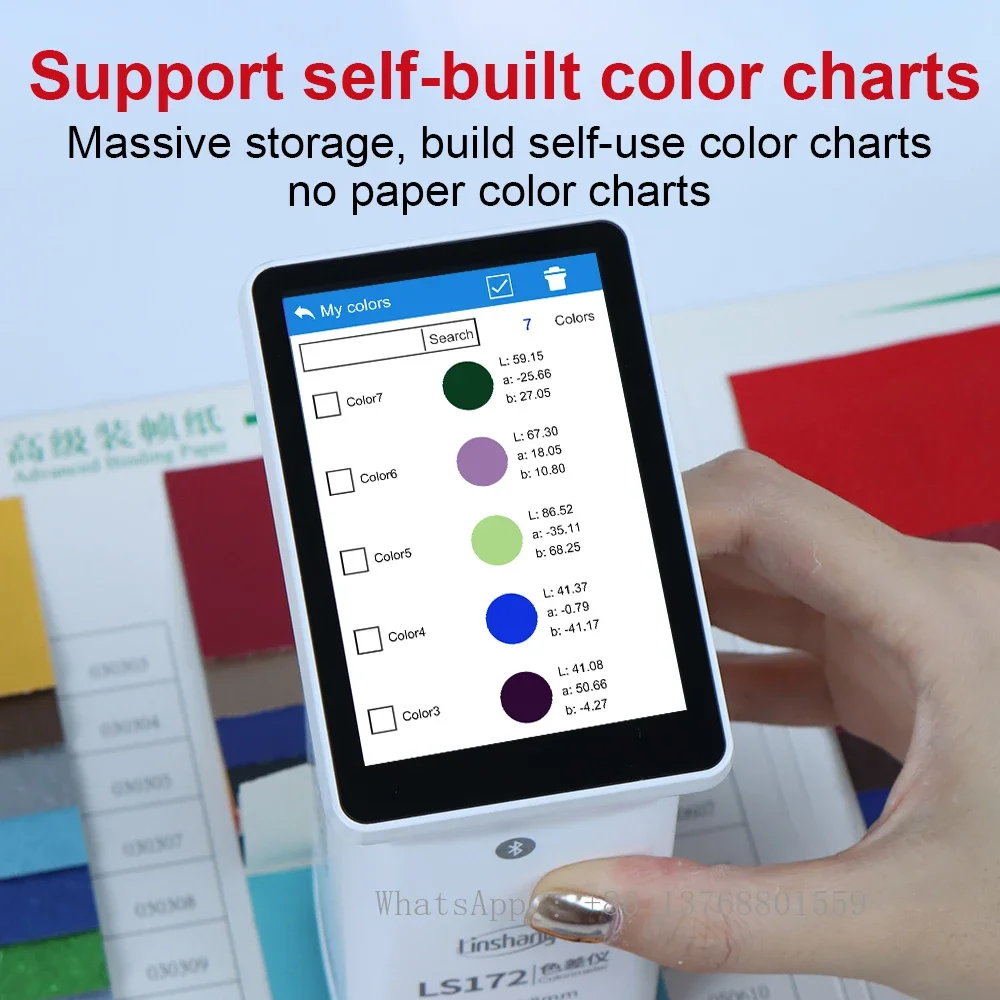 LS172 45/0 портативный Hunterlab колориметр цветомер Ral Pantone цветовая цена приложение