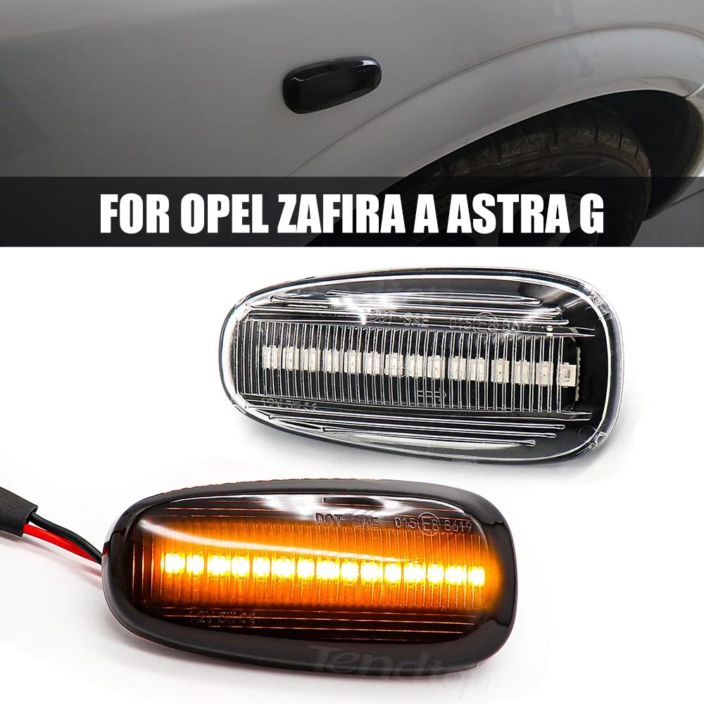 Светодиодный динамический указатель поворота для Opel Zafira A 1999-2005 Astra G 1998-2009