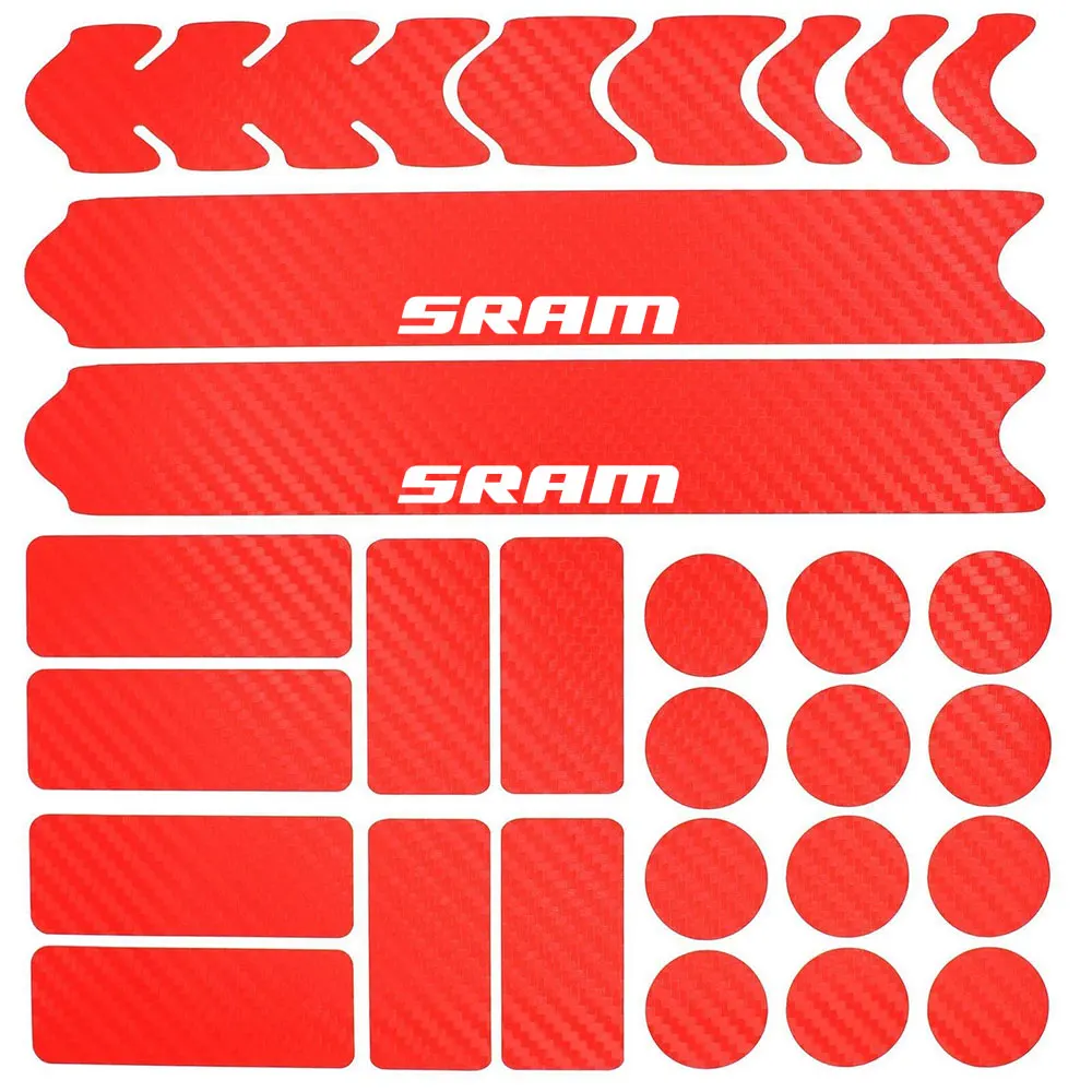 Комплект для защиты рамы велосипеда sram углеродная пленка наклейка защита краски
