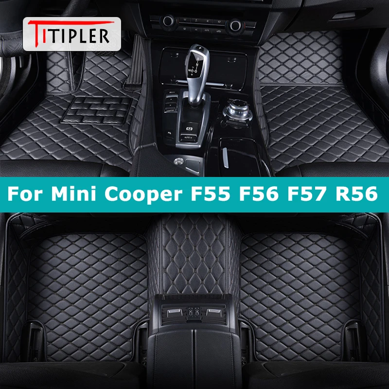 TITIPLER пользовательские автомобильные коврики для Mini Cooper F55 F56 F57 R56 авто ковры