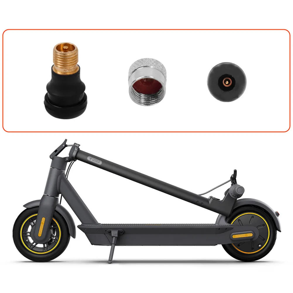 

1x Vacuum Tubeless Air Valve For Ninebot Max G30 Tire Segway Electric Scooter No Air Leakage Inflatable Air Nozzle Cycling Part