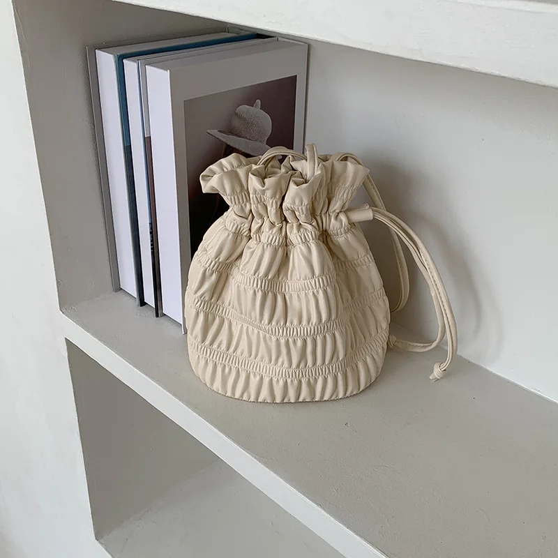 Сумка-ведро для женщин дизайнерская маленькая сумка на плечо роскошная Новинка