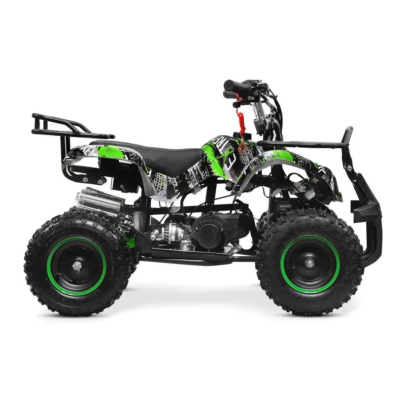 2-тактный детский мини-Квадроцикл 50cc 49cc недорогой газовый двухколесный велосипед