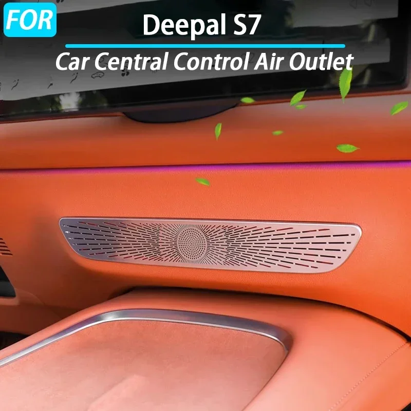 

Для Deepal S07 S7 2023 2024, крышка вентиляционного отверстия центральной консоли, накладка, вентиляционное отверстие для кондиционера, защита розетки переменного тока, украшение интерьера автомобиля