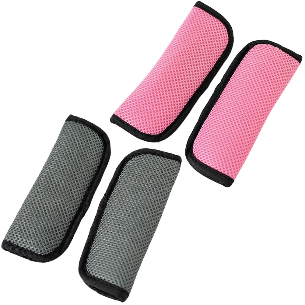 

4pcs Stroller Shoulder Pad Seatbelt Shoulder Cuhsion Car Safety Belt Shoulder Sleeve for Child Kids Infant