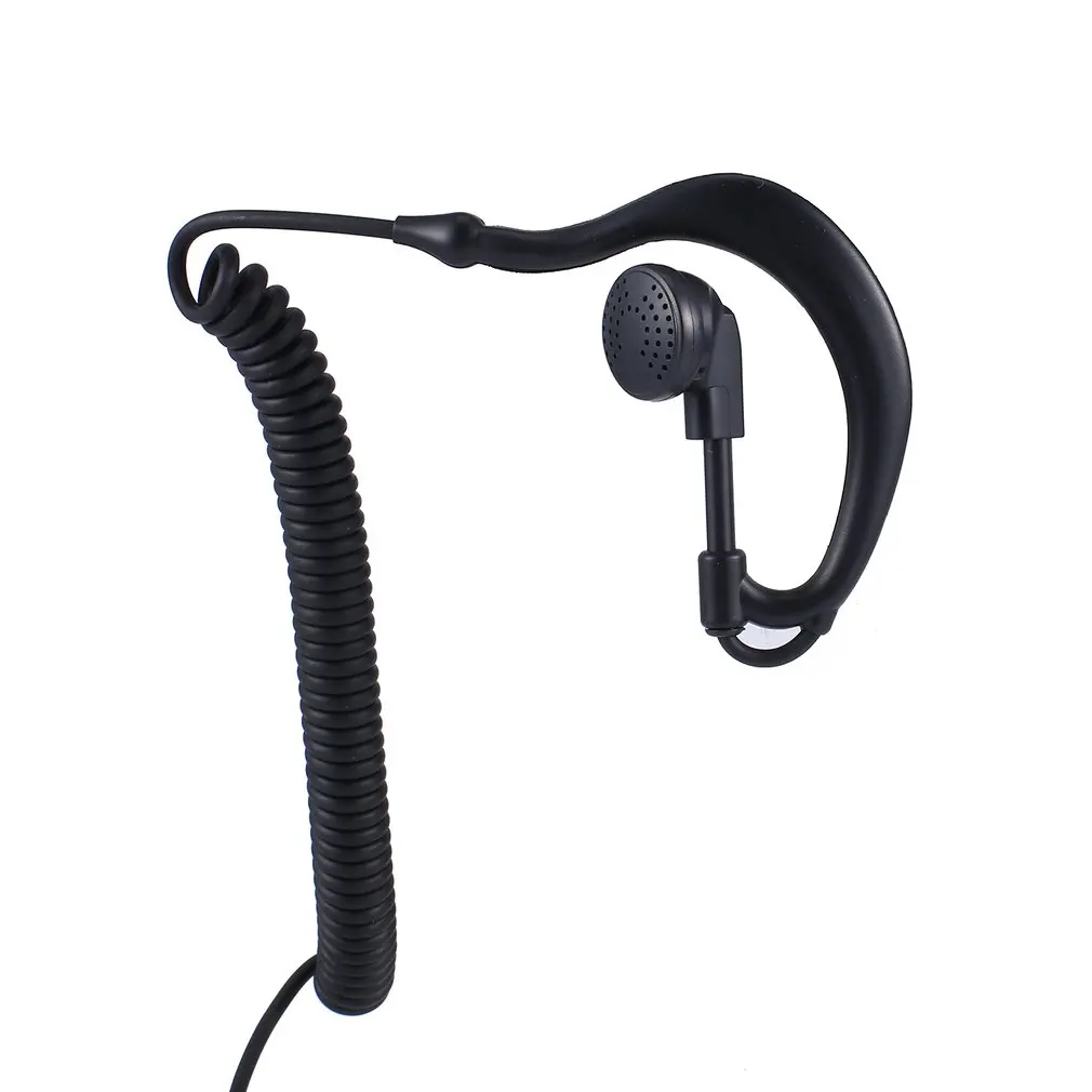 

G Shape Soft Ear Hook Earpiece Headset 3.5mm Plug Ear Hook For Motorola Icom Radio Transceivers Walkie Talkie Ear Bar Headphone
