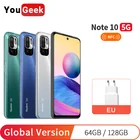 Смартфон Xiaomi Redmi Note 10, 700 дюйма, 64 ГБ128 ГБ, 6,5 Гц, 48 МП, 5000 мАч, 18 Вт