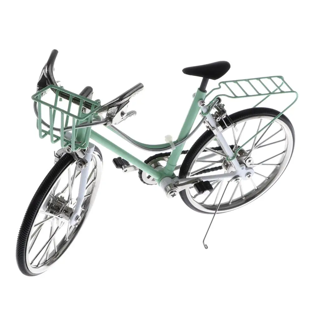 

1:10 Scale Metal Decorative Bicycle Model Dutch Decor - Green