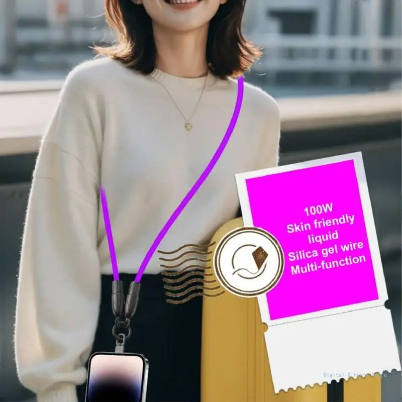 Кабель для передачи данных M17F с поддержкой быстрой зарядки 100 Вт и 480 Мбит/с