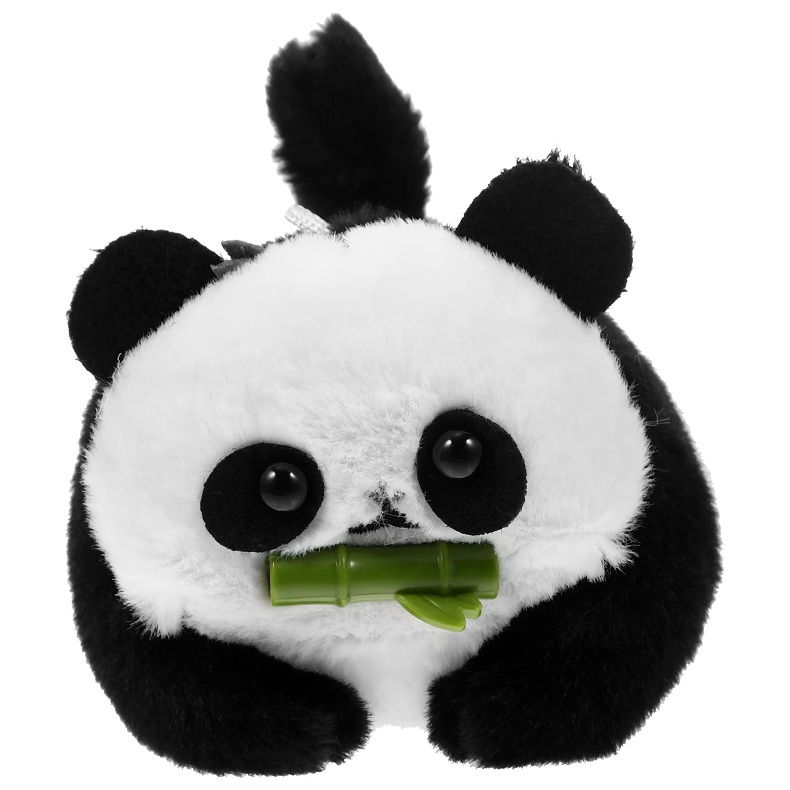 

Panda Car Hanging Decors Tail Wagging Decorate Cartoon Pendant Pull Rope Plush Adorable Bag