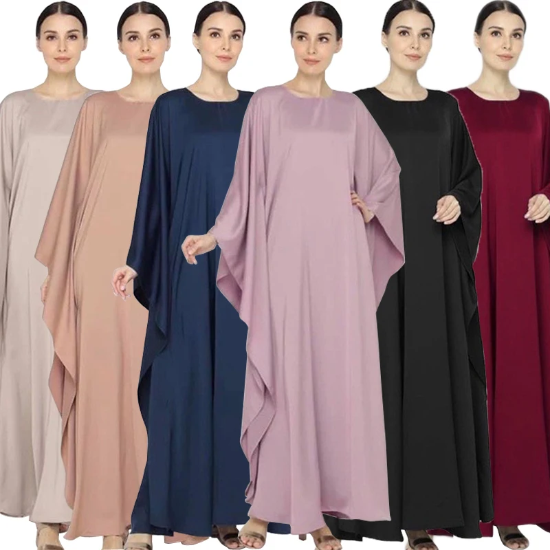 

Turkey Ramadan 2023 Modest Muslim Women Abaya Loose Long Maxi Dress Dubai Islam Kaftan Prayer Robe Arab Jilbab Gown Middle East