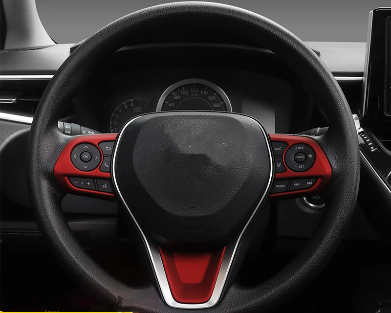 

Car Steering Wheel Decoration Trim Stickers Car Styling For Toyota Corolla 12TH 2019 2020