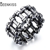qeenkiss rg6802 fine jewelry wholesale fashion male man lovers birthday%c2%a0wedding gift retro chain 925 sterling silver open ring