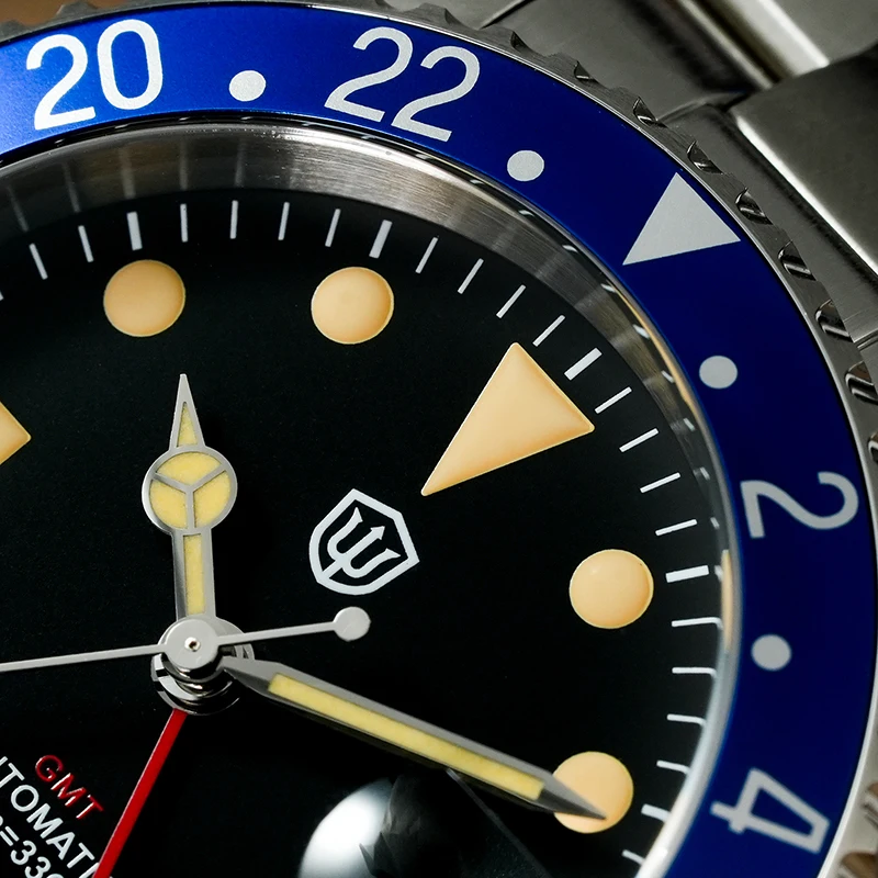 Фото Watchdives WD0014 Роскошные часы NH34 Автоматический механизм BGW9 Светящиеся часы 200 м Водонепроницаемые сапфировые мужские часы №3