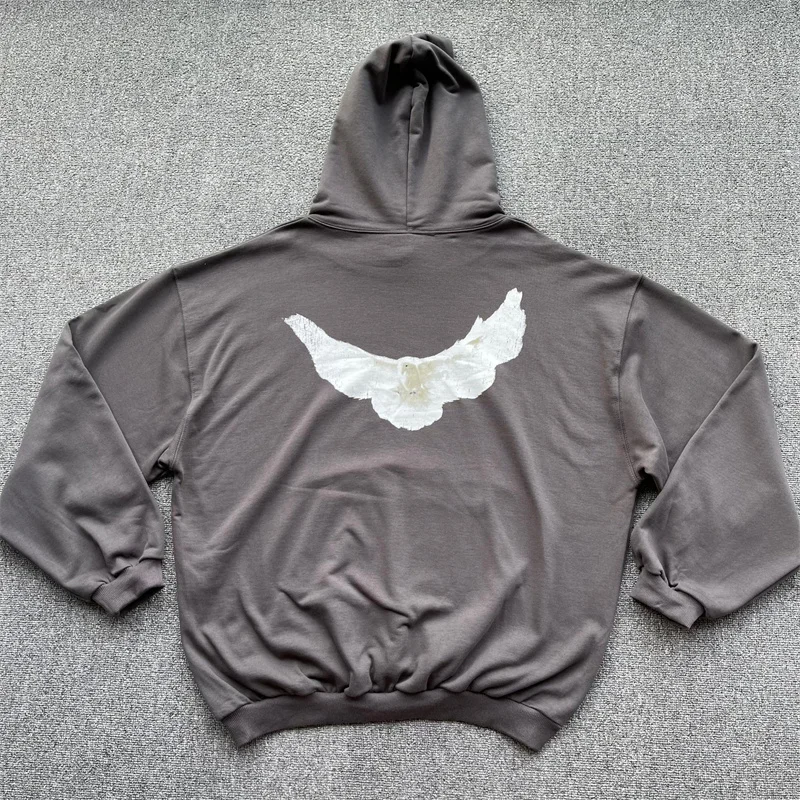 

Kanye Hoodie Ye High Street Loose Print Men's And Women's Autumn Winter Fashion Sports Hooded Tops Kanye Hoodies Clothing