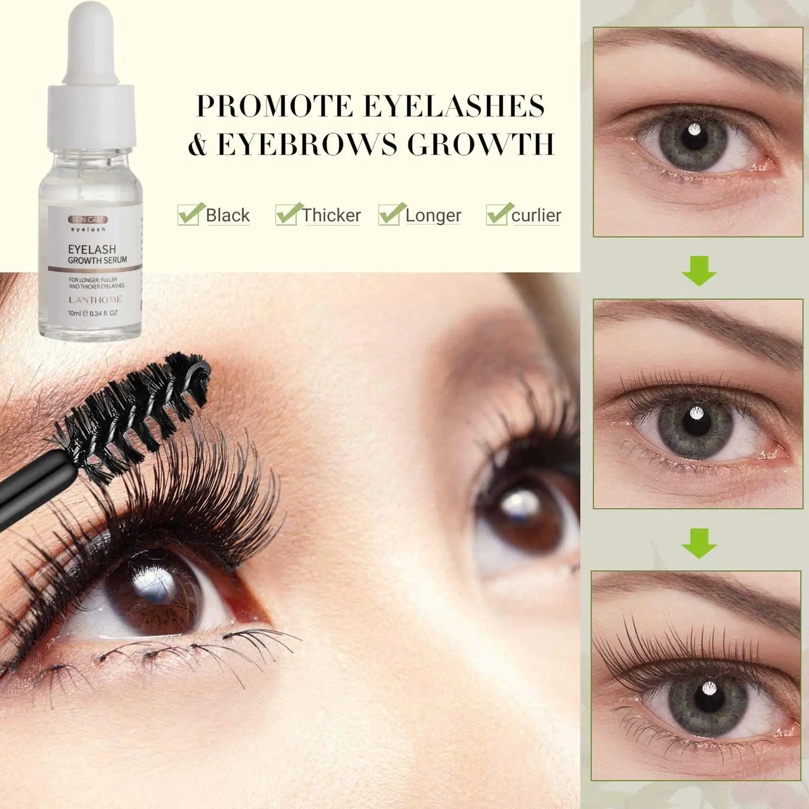 

Eyelash Growth Serum Lash Lift Serum Eyelash Extension Renew up Growth Lash Eyebrow Growth Long Eyebrows Rapid Thicker Too N8U5