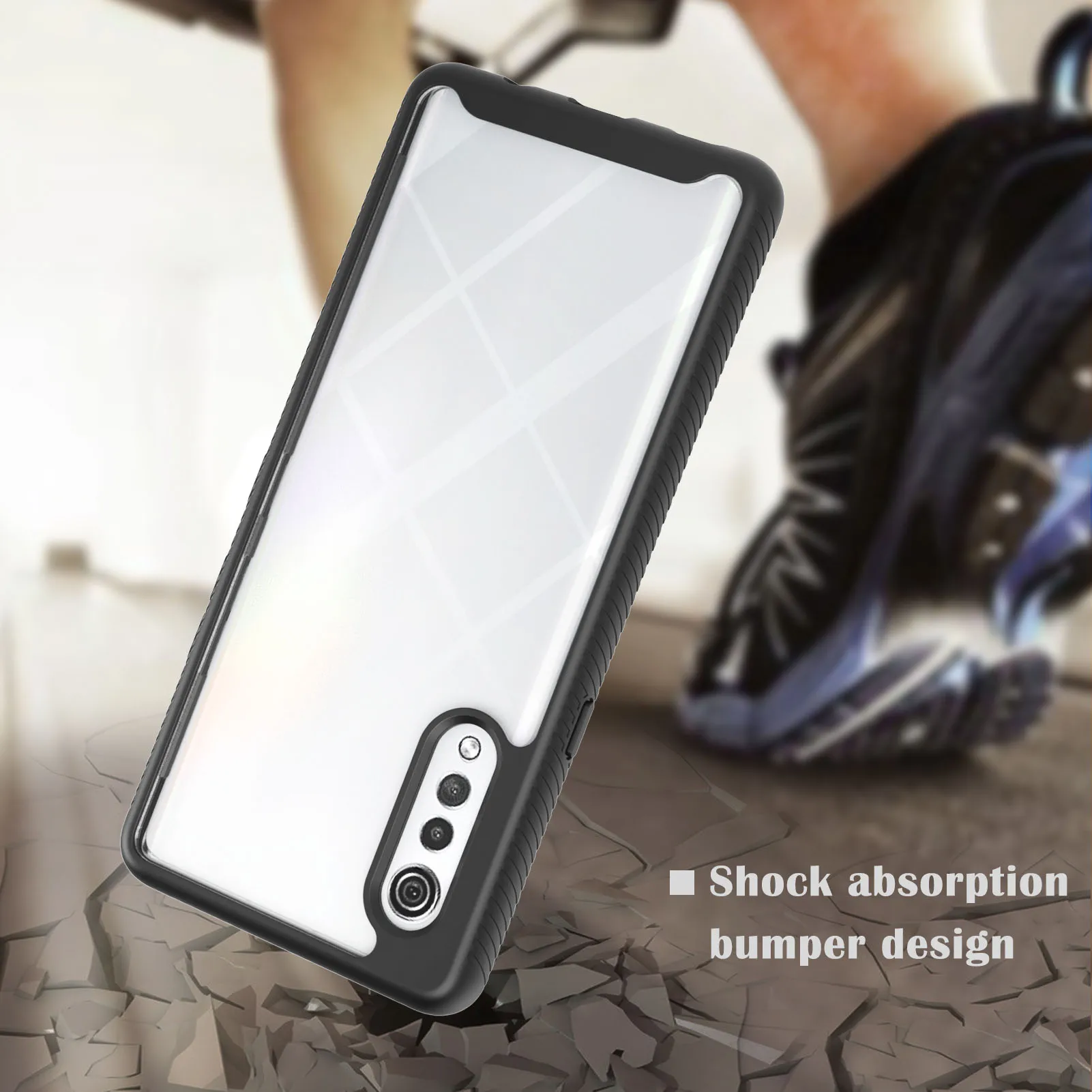 Hybrid Rugged Armor Shockproof Case For LG Velvet K92 5G K22 Stylo 6 G9 V60 V50s G8X ThinQ Soft TPU Frame Transparent Back Cover