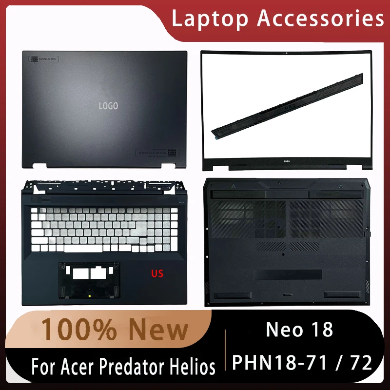 Новинка для Acer Predator Helios Neo 18 PHN18-71 / PHN18-72 Сменные аксессуары ноутбуков задняя