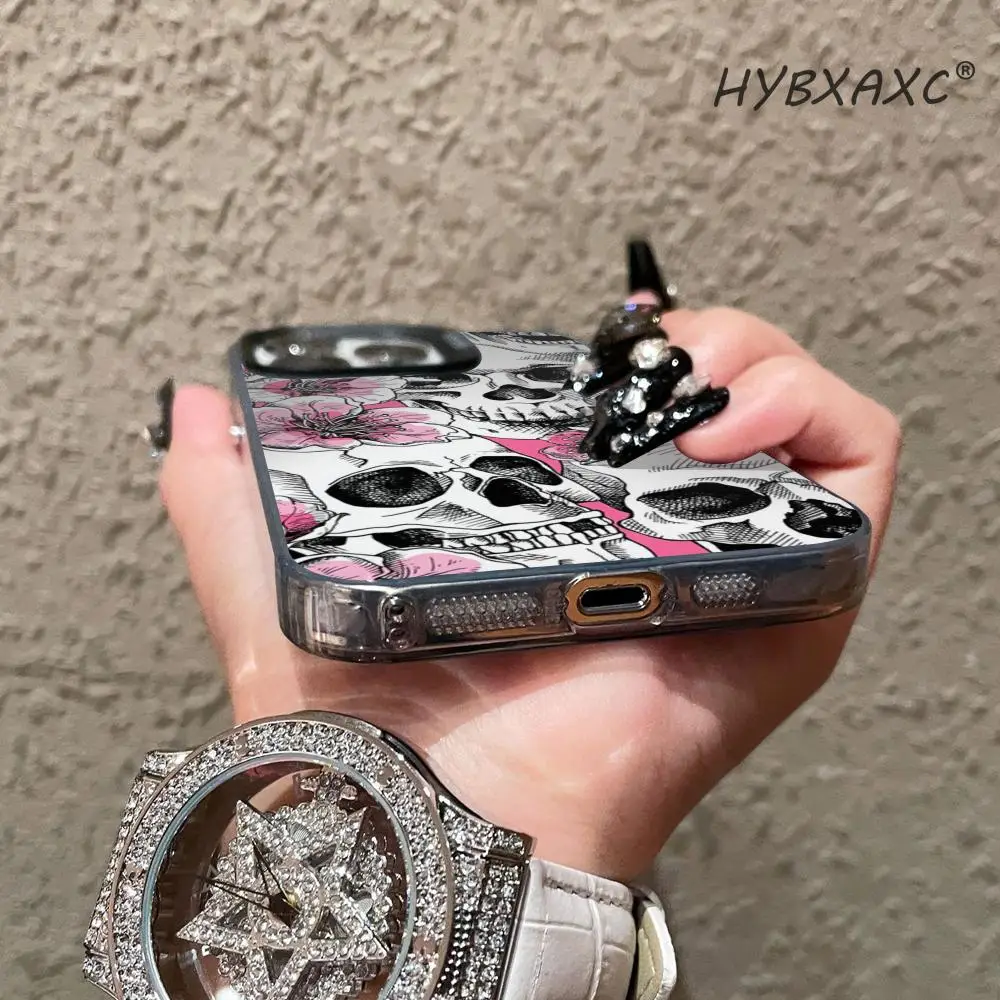 Фото Мягкий чехол-накладка с принтом черепа для Xiaomi Poco C85 X3 NFC C71 F4 F5 F3 X4 X3 Pro №3