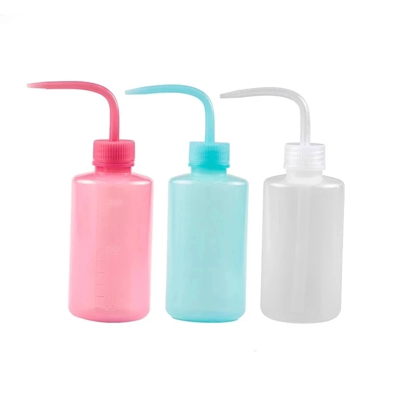 

1Pcs 250Ml Wimper Extension Elleboog Flush Fles Wassen Knijpfles Non-Spray 3 Kleuren Tattoo Diffuser Zeep supply Wash Fles