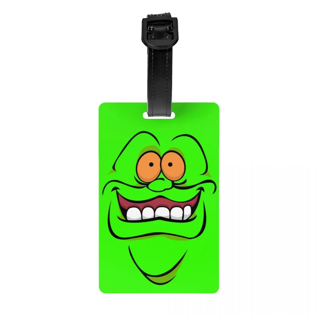

Ghostbusters Slimer Time Luggage Tag Custom Supernatural Comedy Film Baggage Tags Privacy Cover Name ID Card