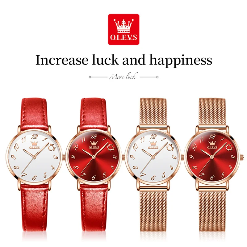 Reloj Mujer OLEVS Women Watches Top Brand Luxury High Quality Fashion Charm Ladies Rose Gold Mesh Strap Female Quartz Watch New