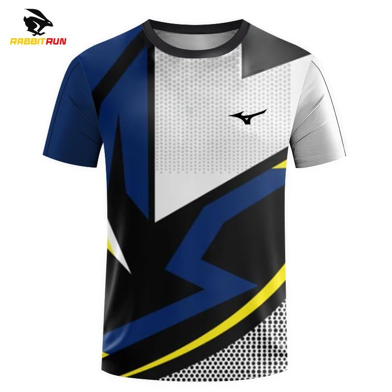 

2023 New Men's T-shirt Running Sports Table Tennis T Shirt Women's Short-sleeved Badminton shirt Men's Quick-drying Tennis shirt