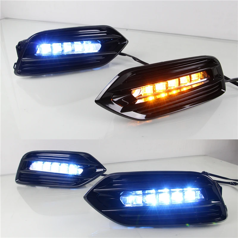 2/3-цветная автомобильная светодиодная бегущая вспышка DRL сигнал поворота