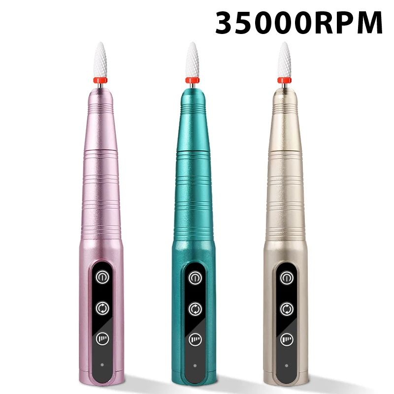 

Portable Nail Drill Electric Nail Machine 35000 rpm Nail Art Brushless Sander For Acrylic Gel Nails
