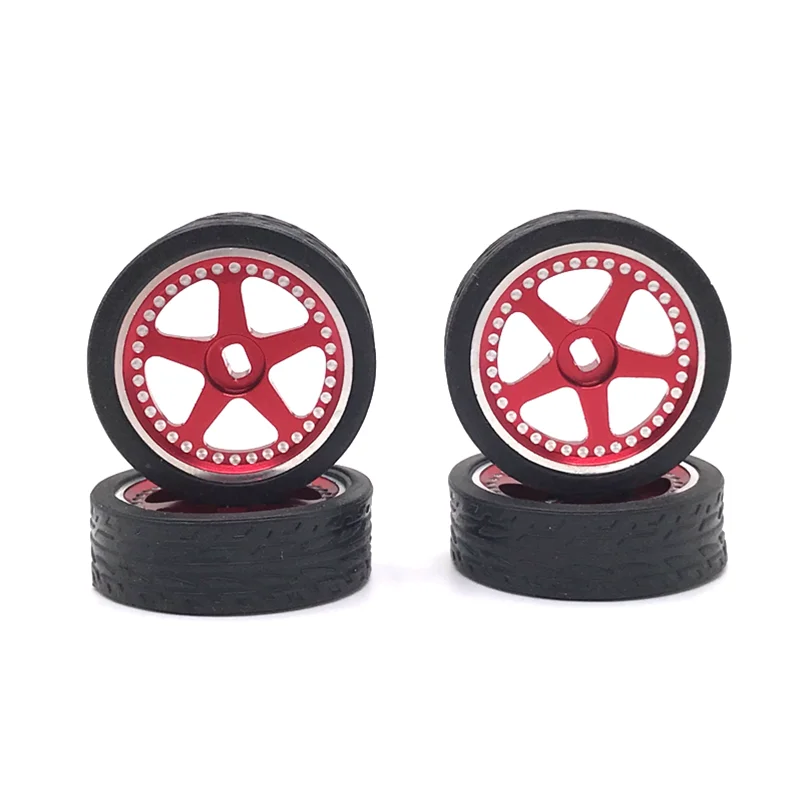 

Metal Upgrade 8.5mm Width 26mm Outer Diameter Racing Wheel Tires For WLtoys Mosquito Car KYOSHO 1/28 RC Car Spare Parts