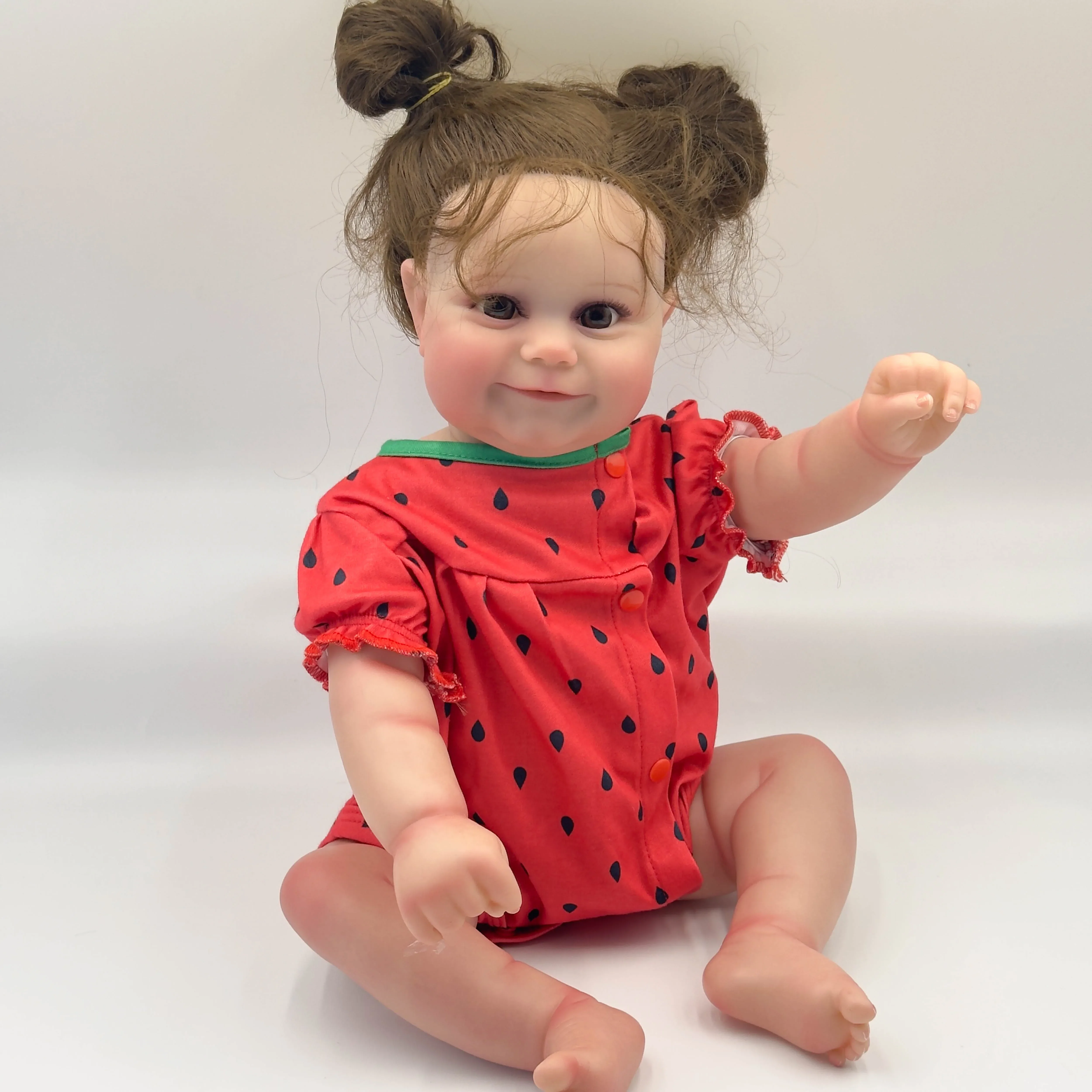 NPK 50 см Мэдди реборн малыш новорожденный кукла принцесса девочка Реалистичная
